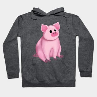 Cute Pink Pig Hoodie